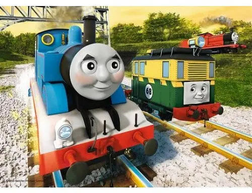 Набор Пазлы - (Мини - Макси) - "Гонки" / Паравозик Томас / (56019) - фото 1