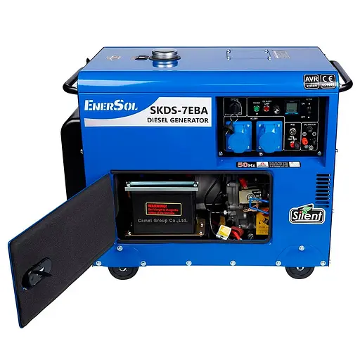 Генератор дизельний 6 кВт EnerSol SKD-7EBA (41-00482) - фото 2