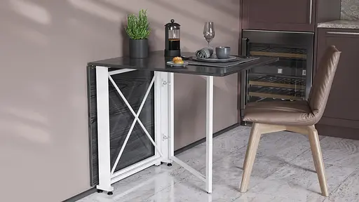 Стіл-книга трансформер Оріон 2 Ferrum-decor 750x1520x730 Білий метал ДСП Сосна Кембра 16 мм (FRD-104592) - фото 7