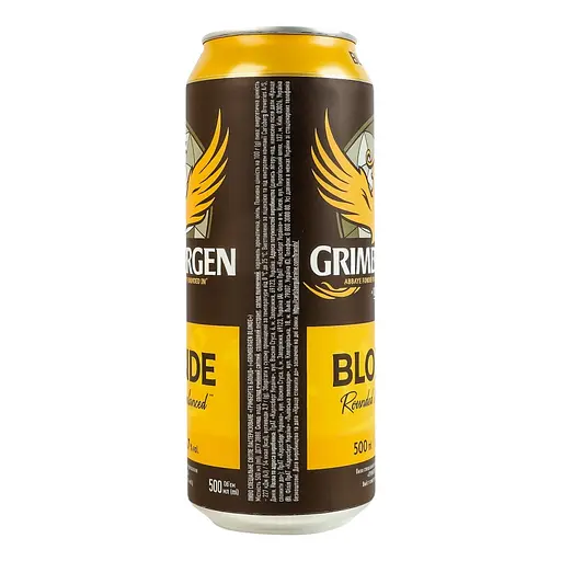 Пиво Гримберген Блонд банка 0.5 л - фото 5
