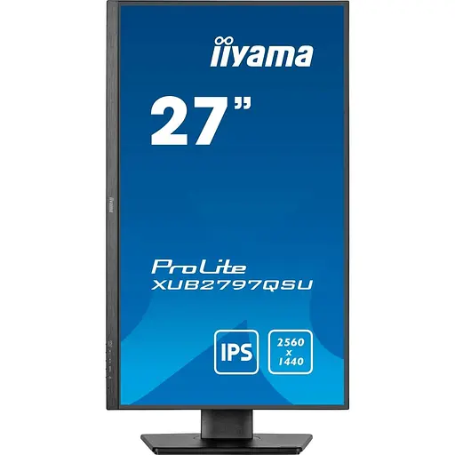 Монитор 27" Iiyama XUB2797QSU-B2 QHD IPS 100Hz (XUB2797QSU-B2) - фото 4