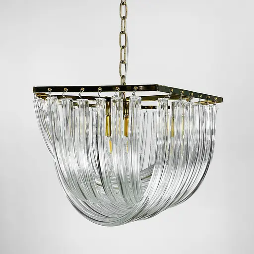 Підвісна люстра Newport із закрученими скляними трубками | Line F | Арт. SA37 P - фото 6