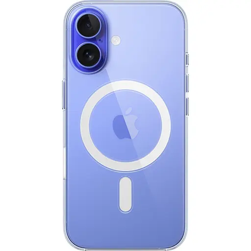 Чехол iLera with MagSafe для Apple iPhone 16 Transparent [125224]