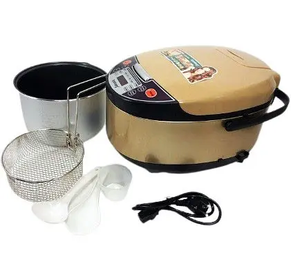 Універсальна багатофункціональна мультиварка Rainberg RB-6207 12 програм з антипригарним покриттям - фото 3