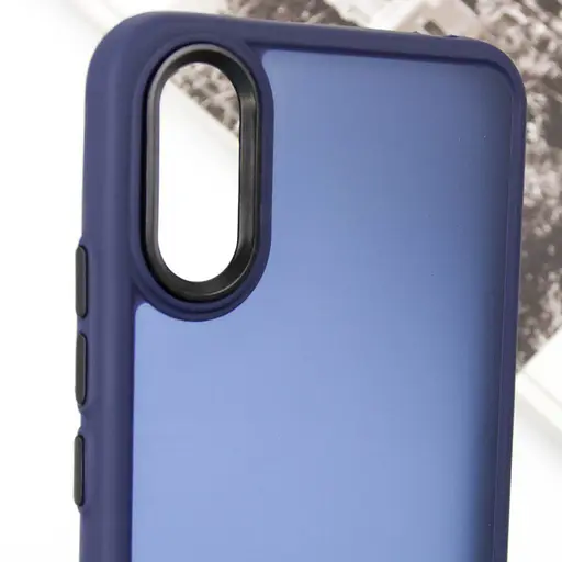 Чохол Epik TPU+PC Lyon Frosted для Xiaomi Redmi 9A Navy Blue - фото 5