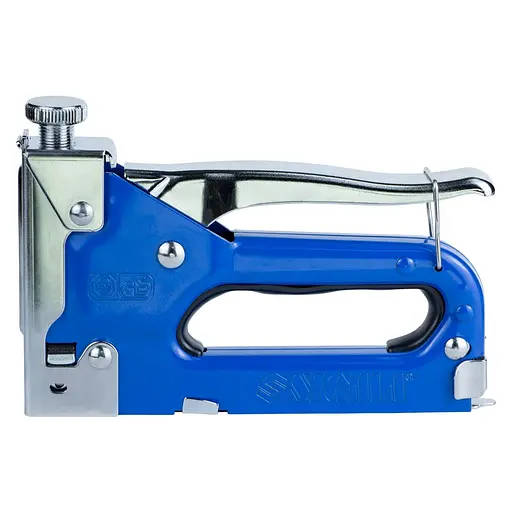 Степлер Sigma с регулятором для скоб 4-14мм (синий) (2821011) - фото 5