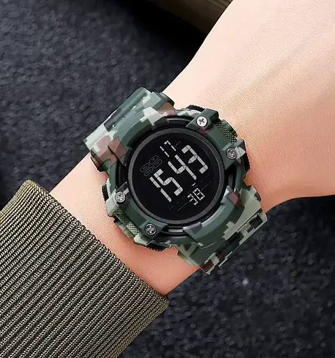Годинник чоловічий спортивний наручний Skmei 2195 (Камуфляж) - фото 5