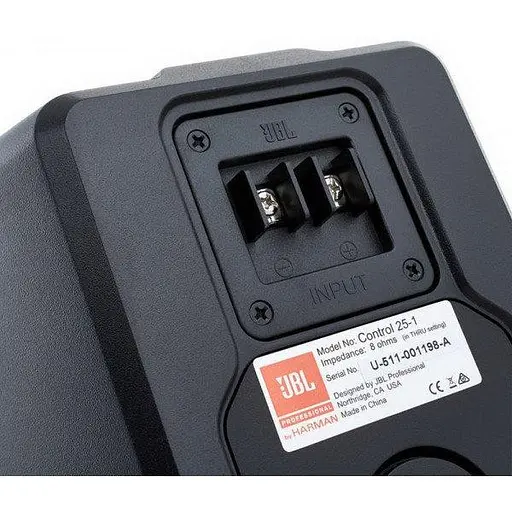 Трансляційна акустична система JBL Control 25-1 Black - фото 2