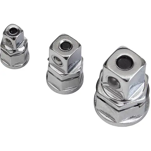 Набір перехідників на ключ тріскачковий Alloid 1/4" 3/8" 1/2" (NP-0581) - фото 2