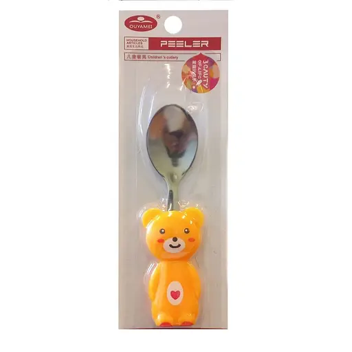 Детская ложка "Медвежонок" MGZ-0105-8 металлическая 13 см