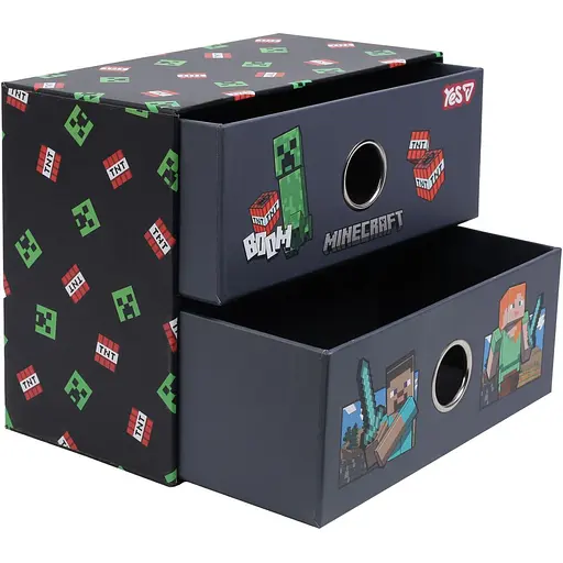 Набір органайзерів настільних Yes Minecraft 4 предмети картон (708625) - фото 4