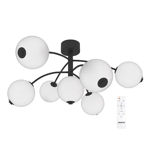 Світлодіодний світильник Ardero AL6477-1ARD PRIMA NERO 60Вт чорний - фото 1