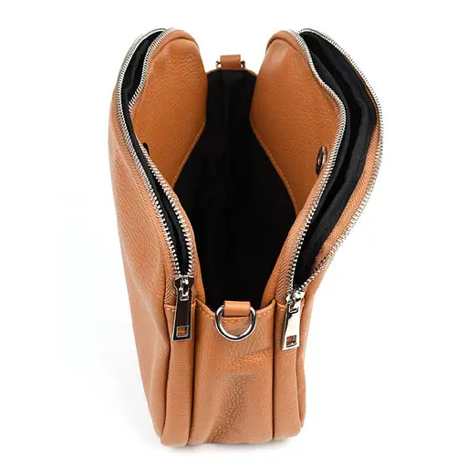 Кожаная женская сумка Virginia Conti 23х18х10 см sum0028546 - фото 6