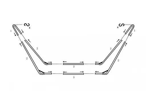 Стойка для гамака ST91 Heckermann 300 см - фото 3