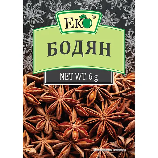 Приправа Еко Бадьян 6 г (117490) - фото 1