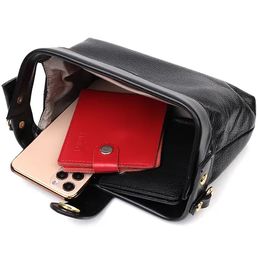 Кожаная сумка женская Vintage 19.5х10х5.5 см sum0024759 - фото 6