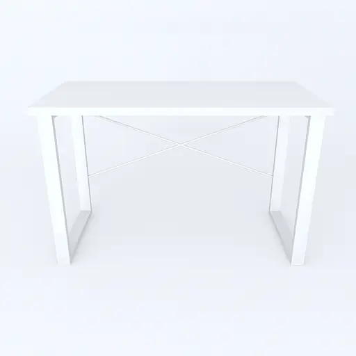 Письменный стол Ferrum-decor Драйв 750x1400x700 Белый металл ДСП Белое 32 мм (FRD-103415) - фото 3