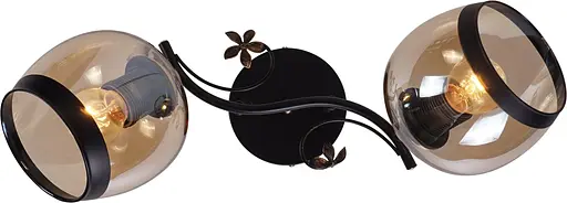 Люстра декоративна V DA5142B/2 Black+Gold на 2 плафони - фото 3