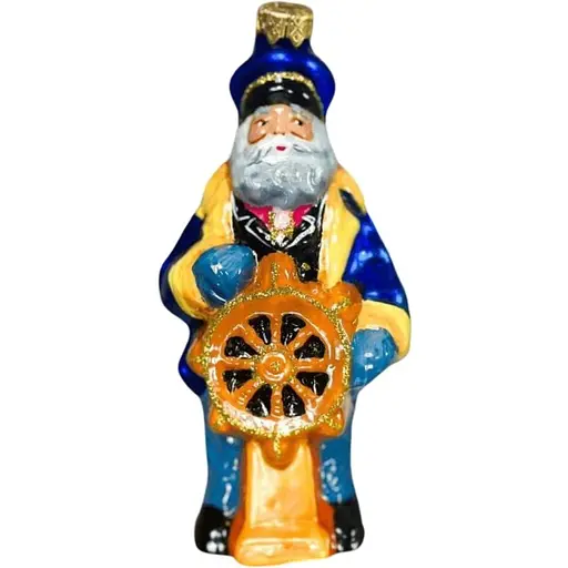 Ялинкова прикраса Санта Шоп Капітан великий скло (4820001179897)