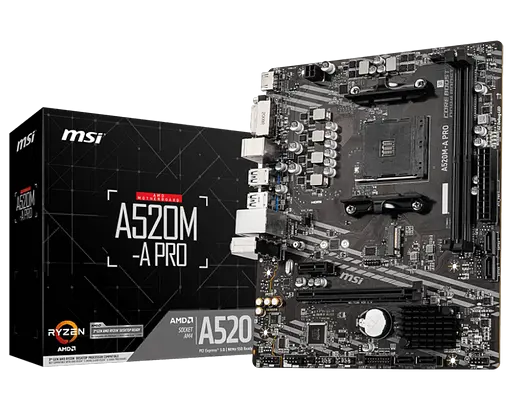 Материнська плата MSI A520M-A Pro Socket AM4 (A520M-A PRO) - фото 4