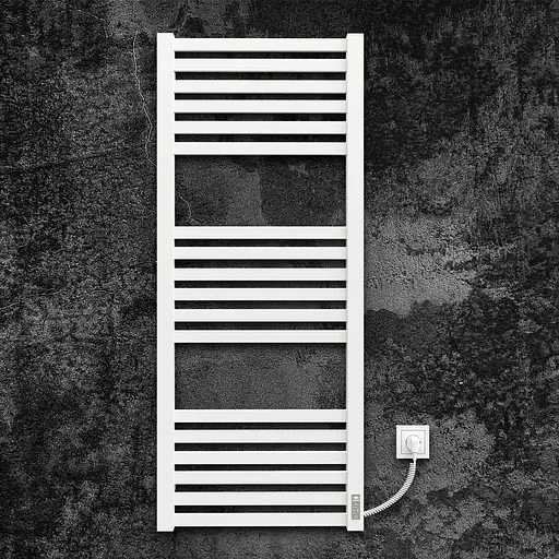 Електрична рушникосушарка Kosser Герда 1200x500 ER тайм. білий ДГ04ERW, Білий матовий, Праве - фото 2