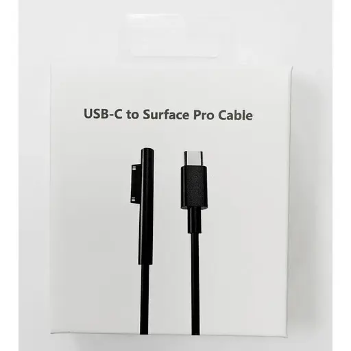 Кабель DK 180см Cable Type-C / USB-C для Microsoft Surface Go / Book/Laptop / Pro black - фото 7
