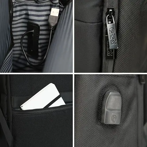 Рюкзак NikiBo Pioneer 21 л черный (30012305-01) - фото 6