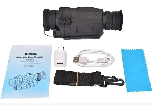 Прибор ночного видения NV 535 Night Vision монокуляр (до 200м в темноте) Черный - фото 4