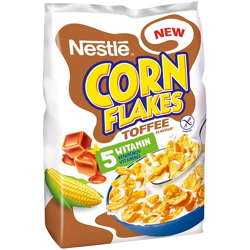 Готовий сухий сніданок Nestle Corn Flakes зі смаком тофі з вітамінами 400 г - фото 2