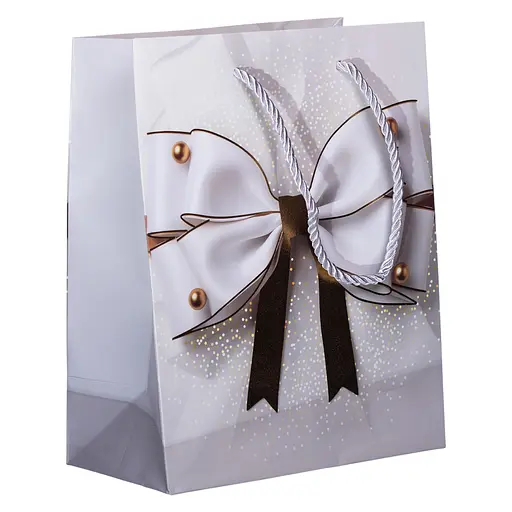 Подарочный пакет Yiwu с бантом 18х10х22.5 см 12 штук HP-10359-12 - фото 8