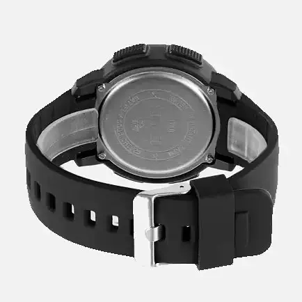 Спортивний чоловічий годинник Skmei 1719 (Чорний з білим) - фото 3