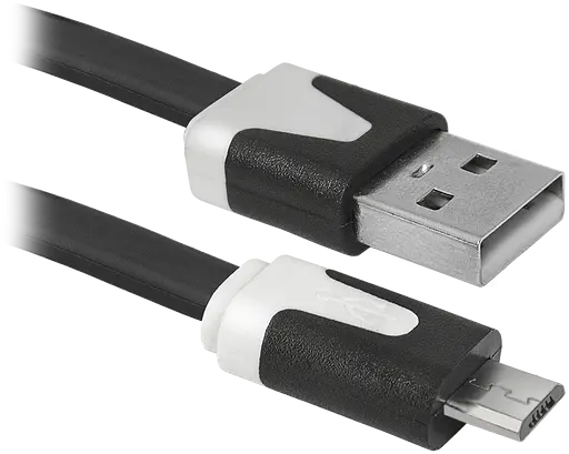 Кабель USB AM-micro BM, 1.0 м, USB08-03T черный Defender