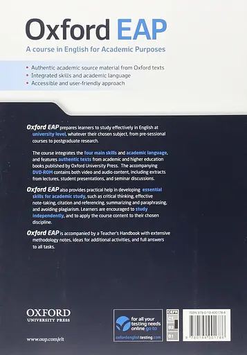 Oxford EAP B2. Student's Book and DVD-ROM Pack - фото 2