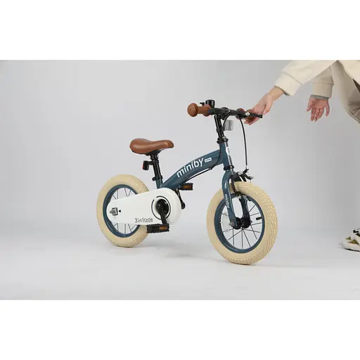 Велосипед-биговел Qplay Miniby 3в1 12" Grey-Blue (CB02MiniBy12Grey-Blue) - фото 8