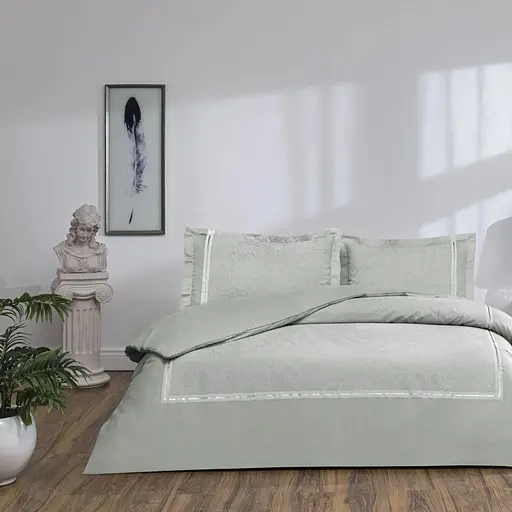 Постільна білизна Salvoria Grey Сатин Tac pbe0051582 - фото 1