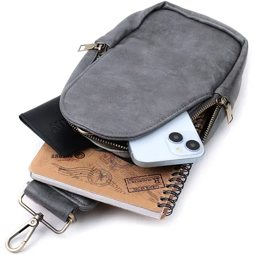 Сумка Vintage через плечо из экокожи 13х23х7 см sum0026983 - фото 8