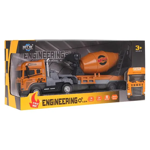 Детский бетоносмеситель для строительных автомобилей с функцией света и звука - фото 7
