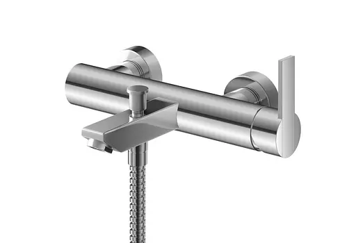 Смеситель для ванны Kohlman Gixs chrome настенный KPL-QW110G Хром - фото 3