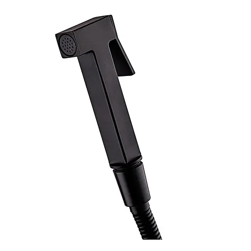 Набір гігієнічного душу прихованого монтажу Zerix LEB9-123 black ZX5572, Чорний матовий - фото 3