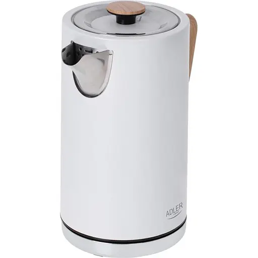 Электрочайник Adler AD 1347 White - фото 2