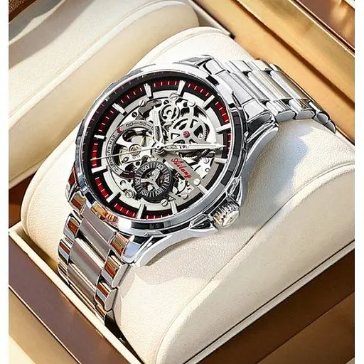 Чоловічий наручний годинник Ailang Sceleton - фото 4