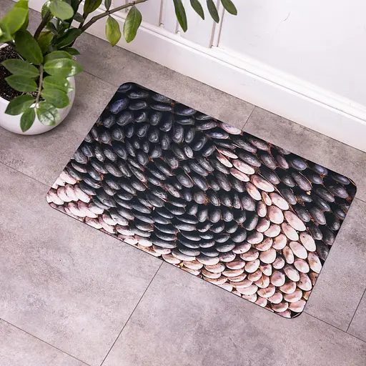 Антискользящий 3D-коврик для ванной комнаты из мягкого диатомита 38×58 (см) Yiwu HP-42-42 - фото 2