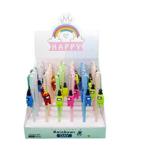 Ручка кулькова на підвісці Among Us, синя, 6 шт., 2160