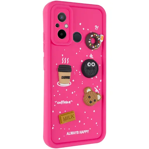 Чехол Epik TPU Toys Case для Xiaomi Redmi 12C/Poco C55 Розовый/Always Happy