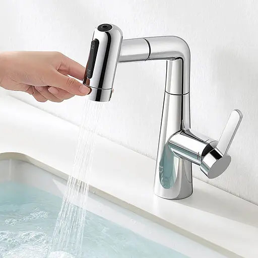 Висувний змішувач для раковини Xiaomi MiJia Pull-out Basin Faucet S1 (MJCLSMPLT01DB) - фото 6