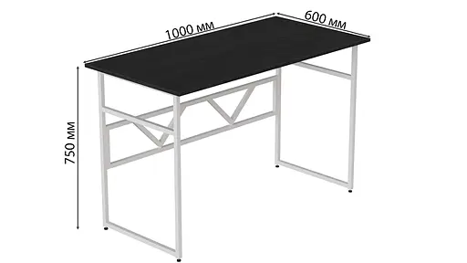 Компьютерный стол Райан 75x100x60 белый ДСП Сосна Кембра 16мм FRD-101125 - фото 4