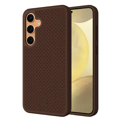 Протиударний оригінальний шкіряний чохол для Samsung Galaxy S24 Incipio Protective Leather Case Brown - фото 4