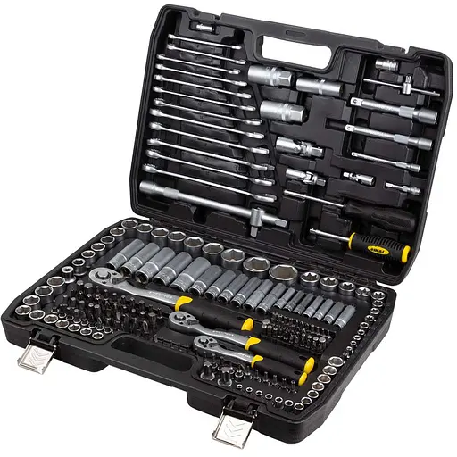 Набор насадок торцевых и бит Sigma 1/4", 3/8", 1/2" 216 шт CrV (6003841) - фото 1