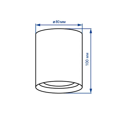 Накладний світильник Feron ML302-A під лампу чорний - фото 2