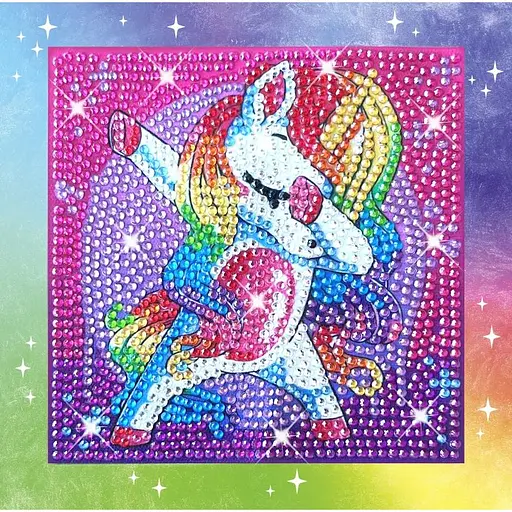 Набір для створення картини Craze Diamondz Єдиноріг в рамці зі стразами (47859) - фото 6